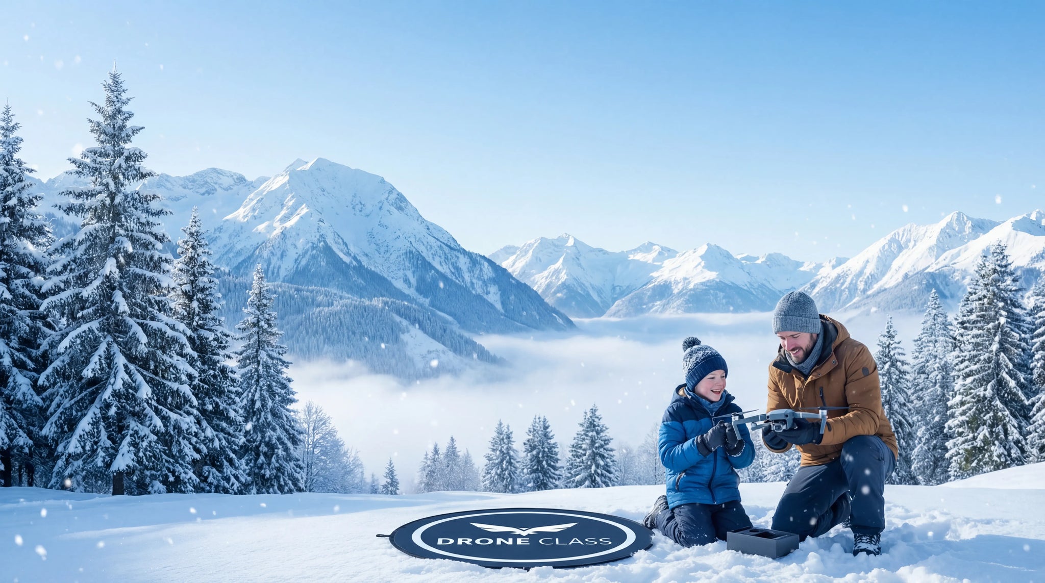 Fünf Tipps für den Drohnenflug bei winterlichen Bedingungen